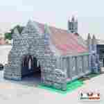 Надувной парк ужасов «Врата в мрак», 18×9×7 м