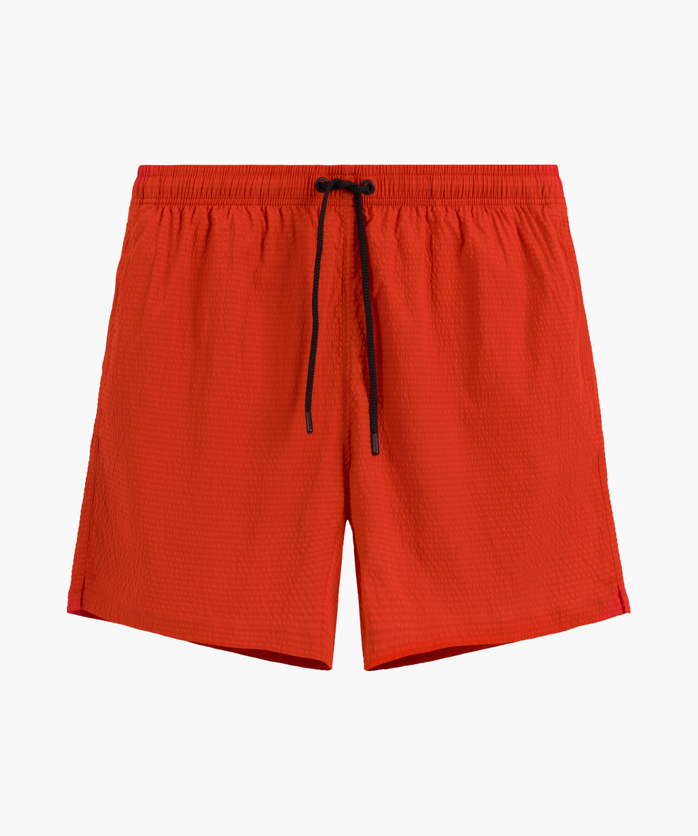 Пляжные шорты мужские Atlantic, 1 шт. в уп., полиэстер, темно-оранжевые, KMB-226