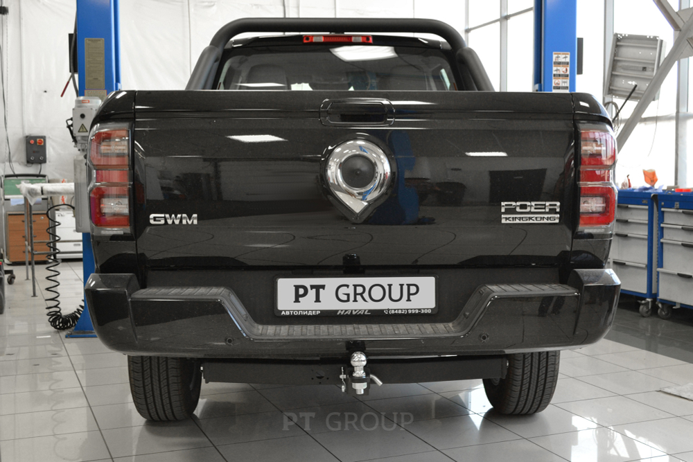 Фаркоп PT GROUP /съемный квадрат/ GWM Poer King Kong 2022- (паспорт и сертификат в комплекте)(без электрики) арт.GPK-22-991122.00