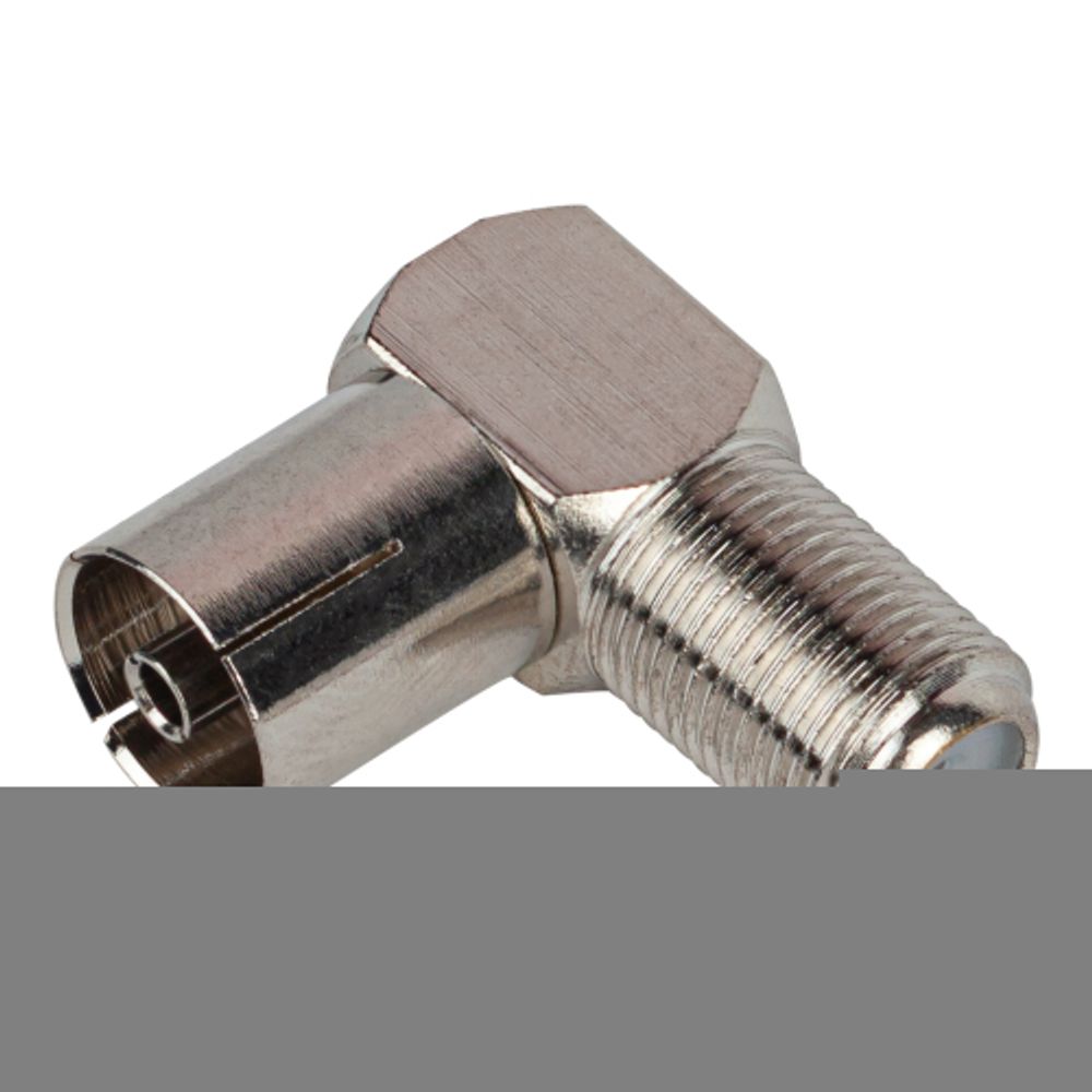 Переходник ЭРА R-A03 гнездо F-гнездо TV угловой