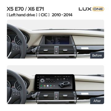 TEYES магнитола LUX ONE 12.3″ BMW X5 E70 X6 E71 CIC 2011-2013 (рамка+монитор)
