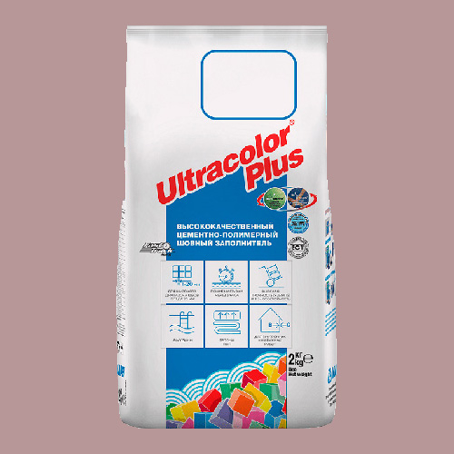 Затирка швов цементная Mapei Ultracolor Plus №189 Спельта 2кг