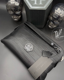 Барсетка клатч Philipp Plein Monogram