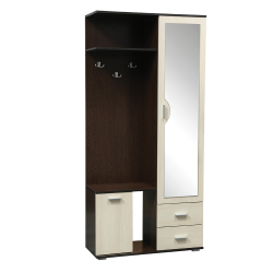 Прихожая Кармен-1, Венге, Вудлайн Кремовый