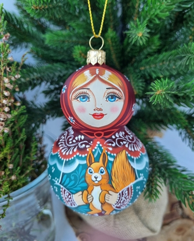 Матрешка стеклянная Ксюша