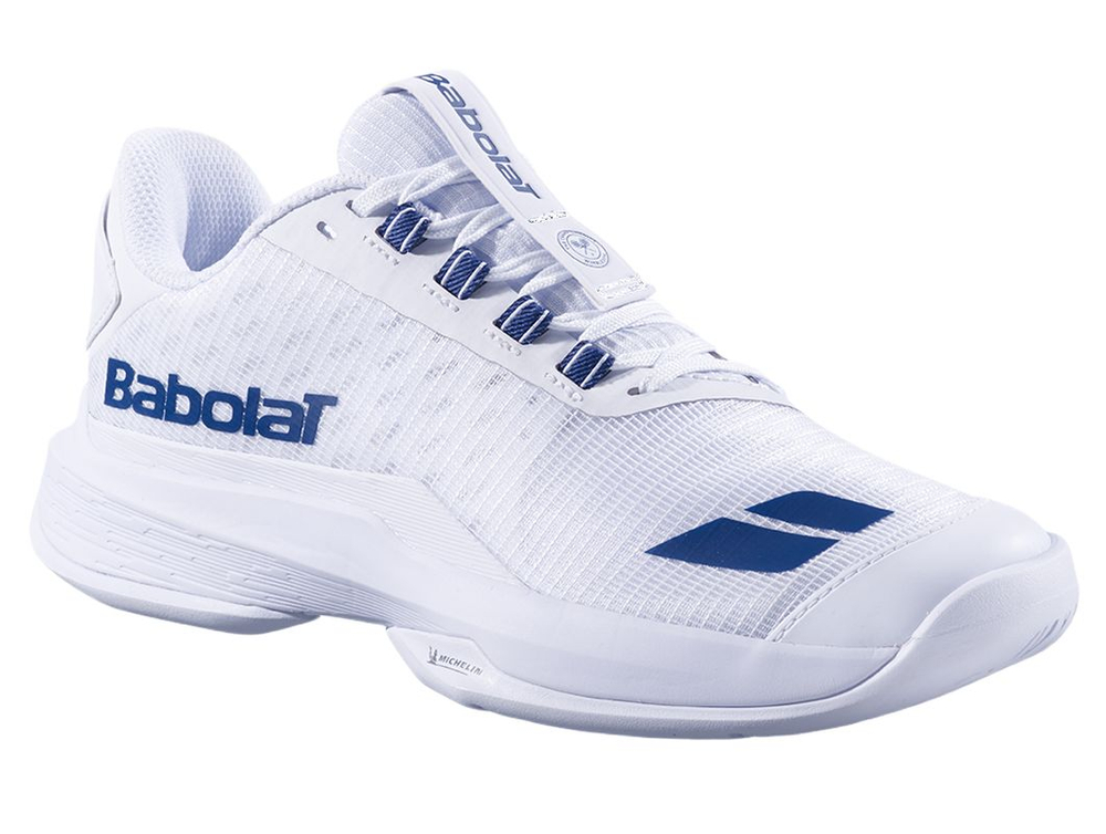Мужские кроссовки теннисные Babolat Jet Tere 2 Wimbledon All Court - white/blue navy