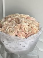 Гранд-букет из нежных одноголовых роз