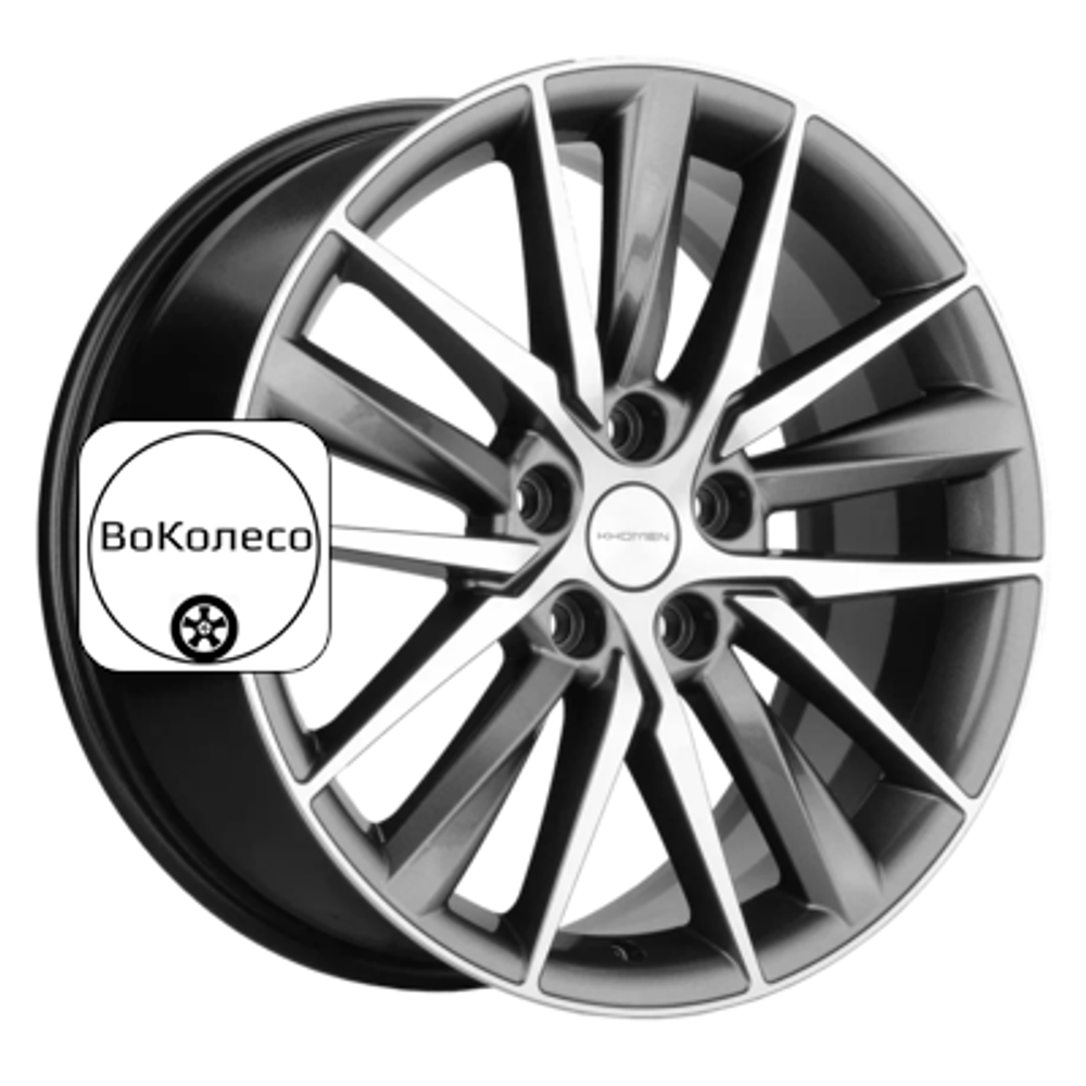 8x18/5x114,3 ET53 D54,1 KHW1807 (Geely Coolray) Gray-FP Khomen Wheels