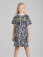 Платье в садик для девочки с принтом