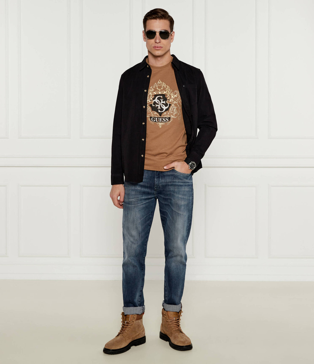 Футболка GUESS - коричневый(M4BI49 KCHA1)