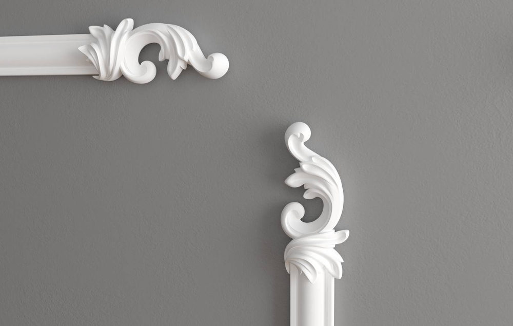 H1-157A LR/Декоративный элемент (124х54х19.5мм)/2 Стоимость за пару (левый и правый)