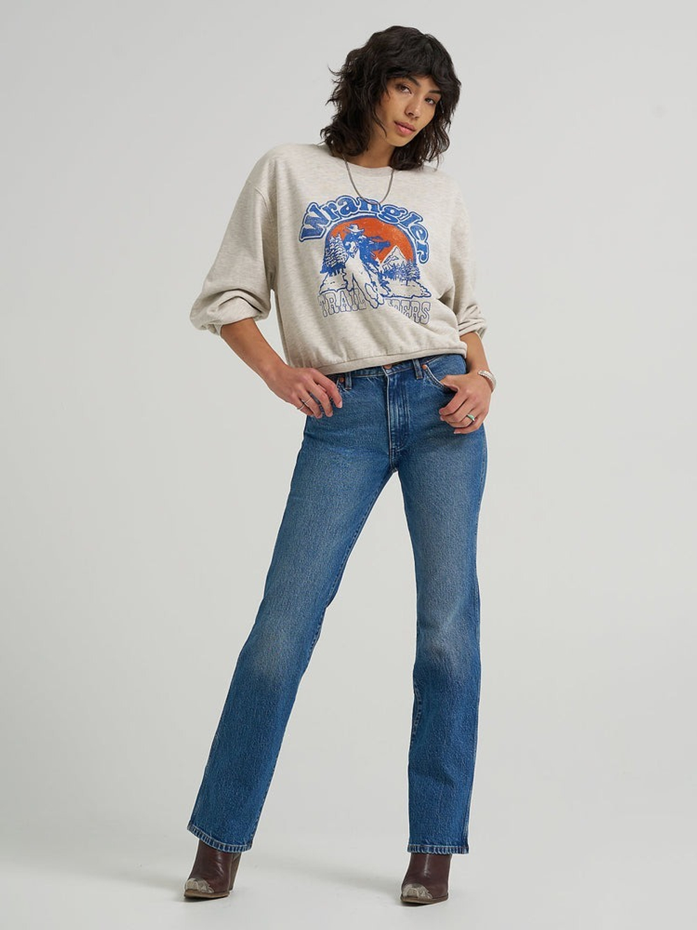 Толстовка женская WRANGLER OVERSIZED SWEAT