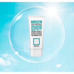Rovectin Skin Essentials Aqua Soothing UV Protector 50мл SPF 50+ PA++++ cолнцезащитный увлажняющий крем