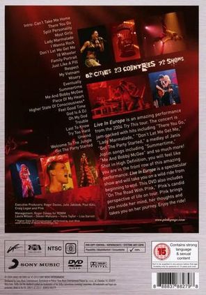 P!nk / Live In Europe - From The 2004 Try This Tour (DVD)