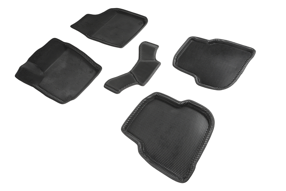 Коврики EVA 3D соты для Volkswagen Polo Sedan V 2010-2018, Seintex.95245