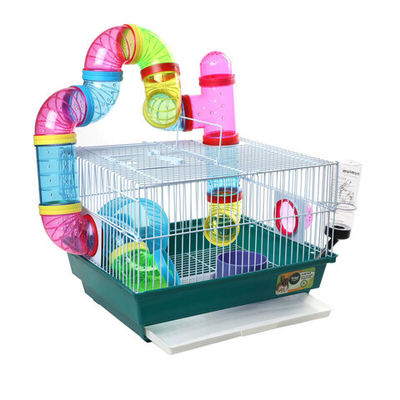 Клетка B3305 для мелких животных с переходами, эмаль, 345*280*240мм, Triol