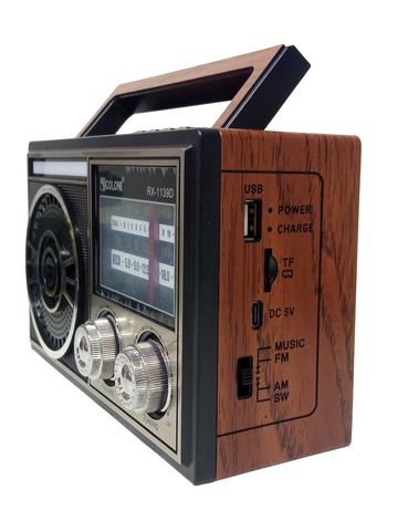 Радиоприемник с MP3 плеером и Bluetooth TWS AC/DC RX-1139D