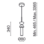 Подвесной светильник Maytoni MOD178PL-01GR