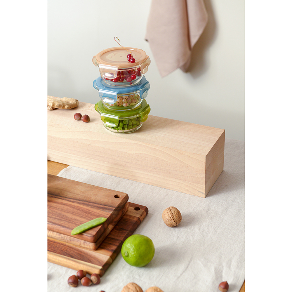 Набор контейнеров для запекания и хранения 3шт Smart Solutions Pastel