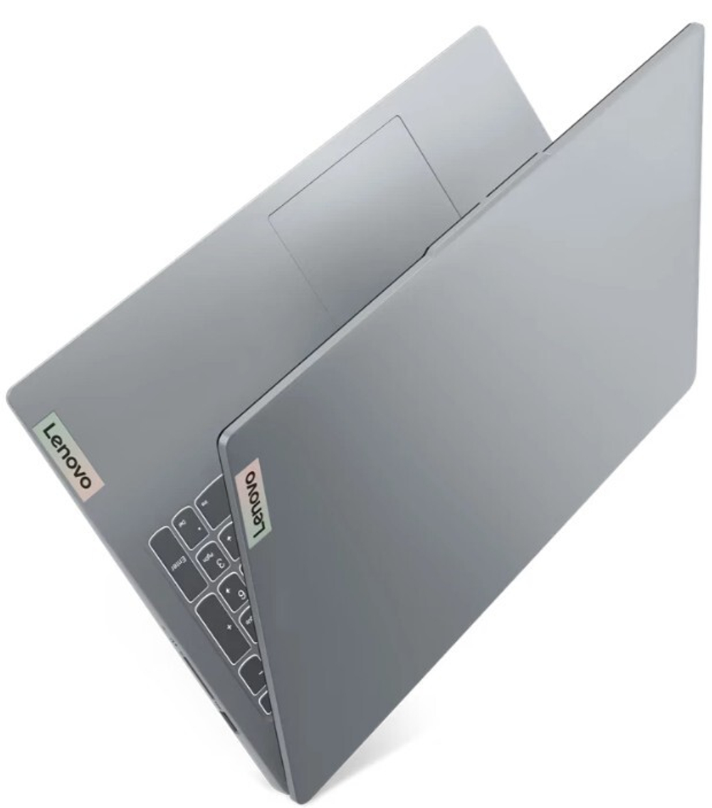 Ноутбук  Lenovo IdeaPad Slim 3 15AMN8 15.6 ", Ryzen 3, 8 Гб RAM, 512 Гб SSD, Radeon Graphics, Серый