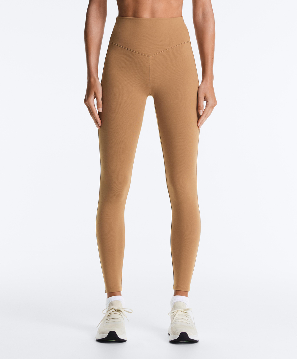 OYSHO Легинсы Evermove с высокой посадкой и длиной до щиколотки, пралине