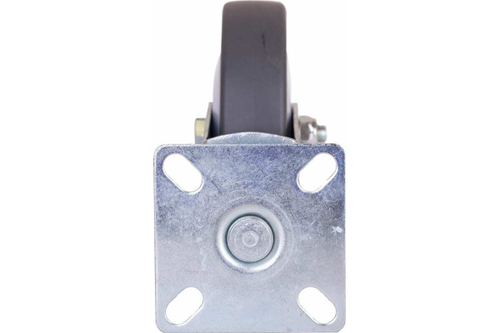 ОПОРА КОЛЕСНАЯ ПОВОР.НА ПЛОЩ.100ММ ПЛАСТ/РЕЗИН (СЕРЫЙ 1 ШТ)