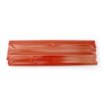 Трубочка полимерная для шаров, флагштоков и сахарной ваты КРАСНАЯ, 100 шт.