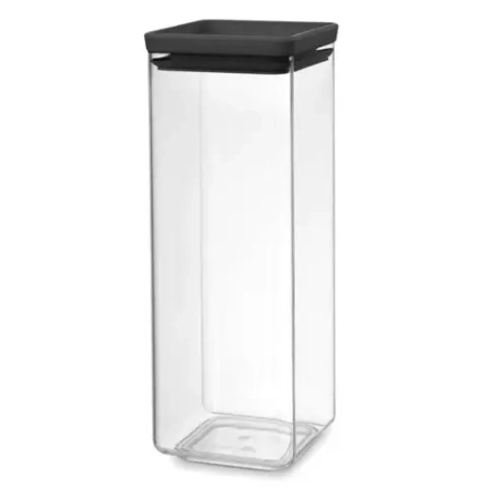 Brabantia Контейнер квадратный 2,5л, серый