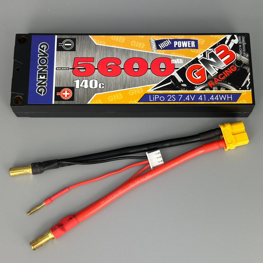 Аккумулятор GNB 5600mah 2S 140C LCG, Hard Case