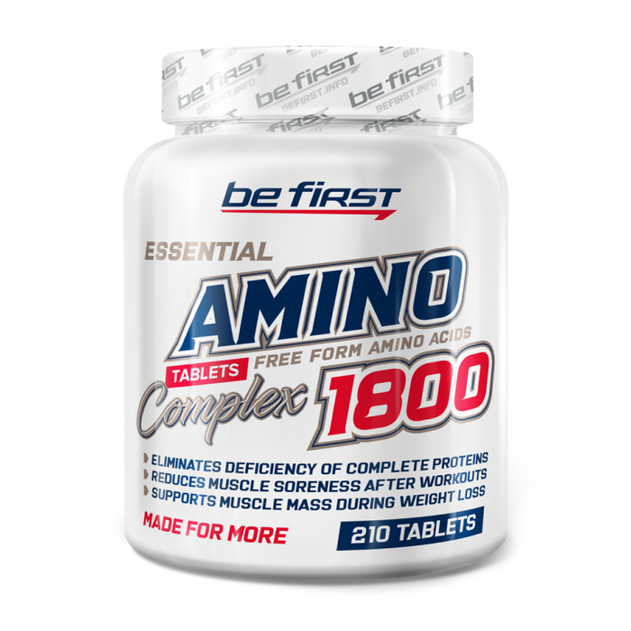 Незаменимые аминокислоты, Amino 1800, Be First, 210 таблеток