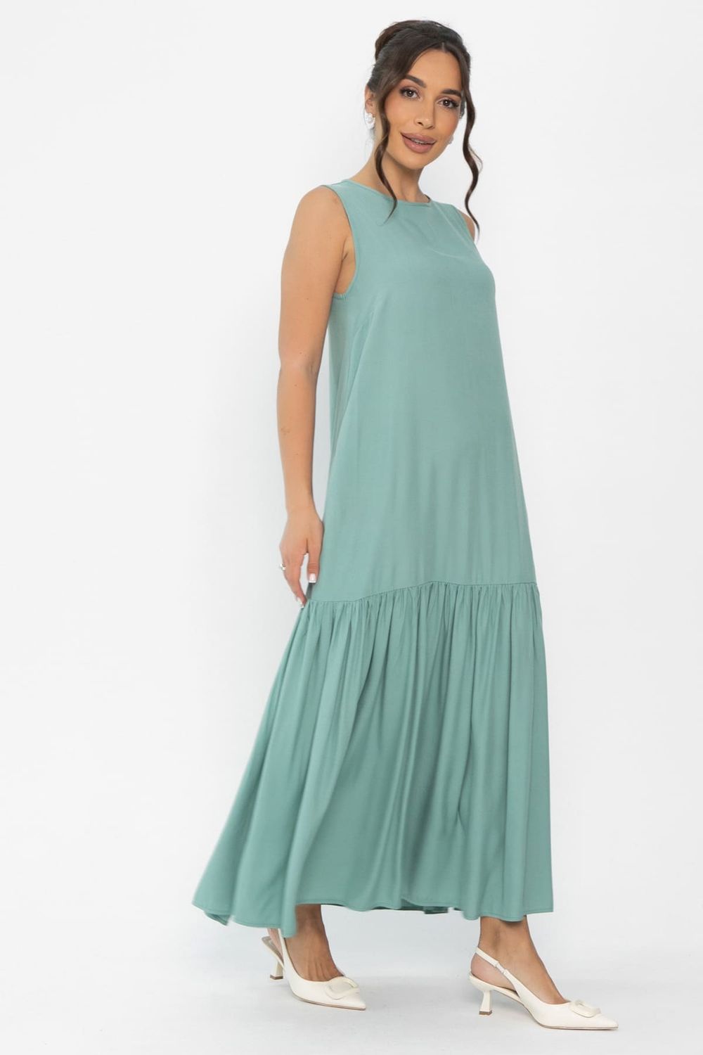 Платье Городской романс (мята) П13899-21М LT Collection