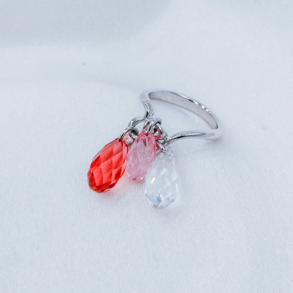 "Желе" кольцо в родиевом покрытии из коллекции "Десерт" от Jenavi