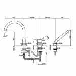 Смеситель для ванны Cisal LESS LN00126021 хром
