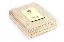 Элитный плед детский Imperio 10 экрю от Luxberry упаковка