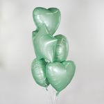 Шар (18''/46 см) Звезда, Мятный, Макарунс, 1 шт.