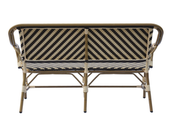 "Кабри" диван двухместный плетенный из искусственного ротанга, цвет бежево-коричневый