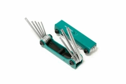 Набор ключей RF-5083F TORX складной, 8пр.(T9, T10, T15, T20, T25, T27, T30, T40) ROCKFORCE