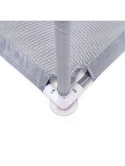 Манеж детский квадратный 128х128х65см цвет серый (M12-2)