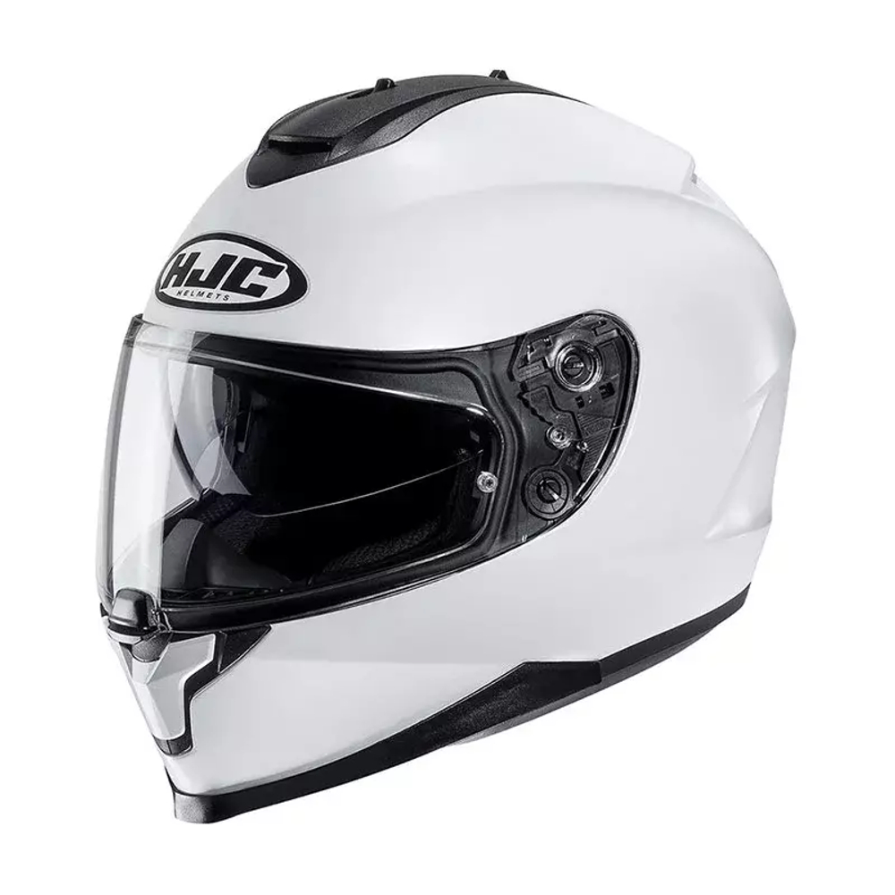 HJC C70 PEARL WHITE