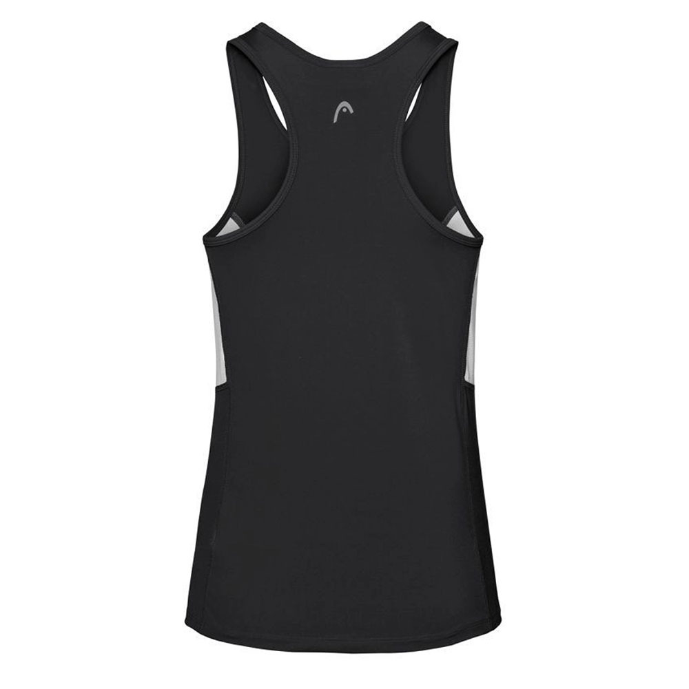 Майка женская HEAD Club Tank Top 814429-BK-M, размер M, черный