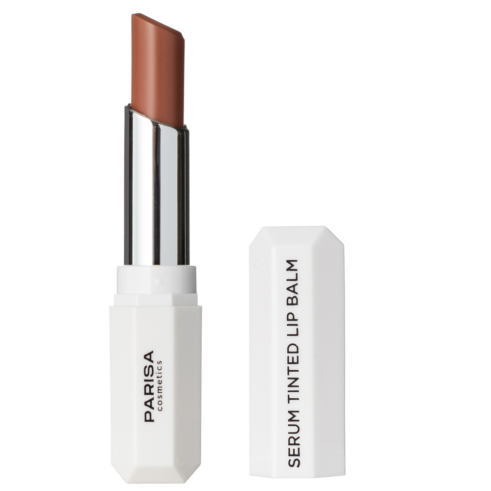 Parisa Бальзам для губ Serum Tinted Lip Balm, PLB-04, оттеночный, тон №03, Latte, 3,2 гр