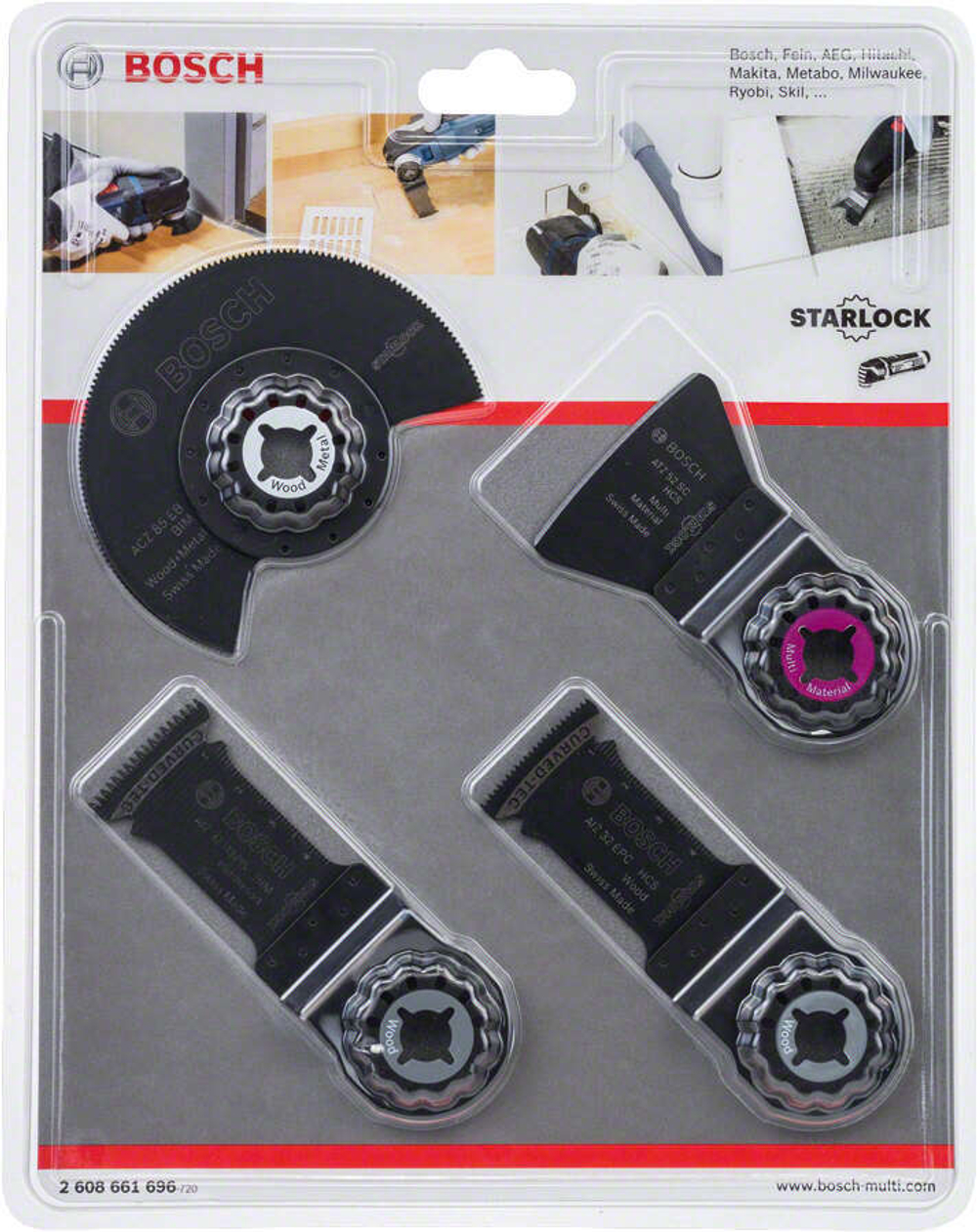 Набор для напольно-монтажных работ Starlock BOSCH 2608661696