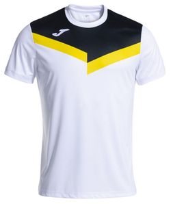 Теннисная футболка Joma Court Short Sleeve T-Shirt - white/black