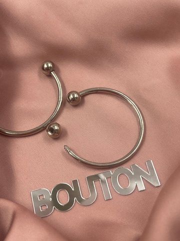 Подвеска серебристая 