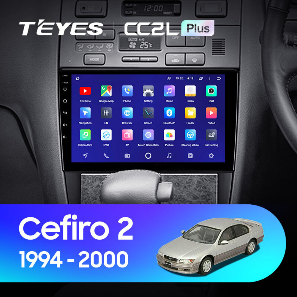 Teyes CC2L Plus 9" для Nissan Cefiro 2 A32 1994-2000