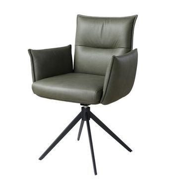 Стул DEAN 360 град.поворот. Темно-серый экокожа Maison 99# / Черный