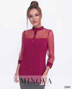 Блуза 1095-марсала Minova