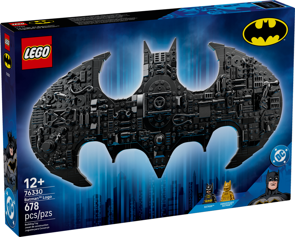 Конструктор Лего Марвел Супер Хироес Логотип Бэтмена 76330 | LEGO DC Batman LEGO | коллекционная модель 678 детали 12+