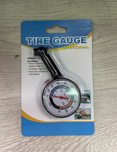 Манометр универсальный, механический. Измерение давления в шинах, до 3.5 атм