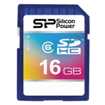 Карта памяти Silicon Power SDHC 16Gb Class6